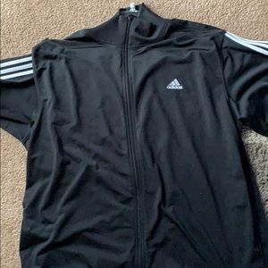 Mens adidas black jacket 2xl